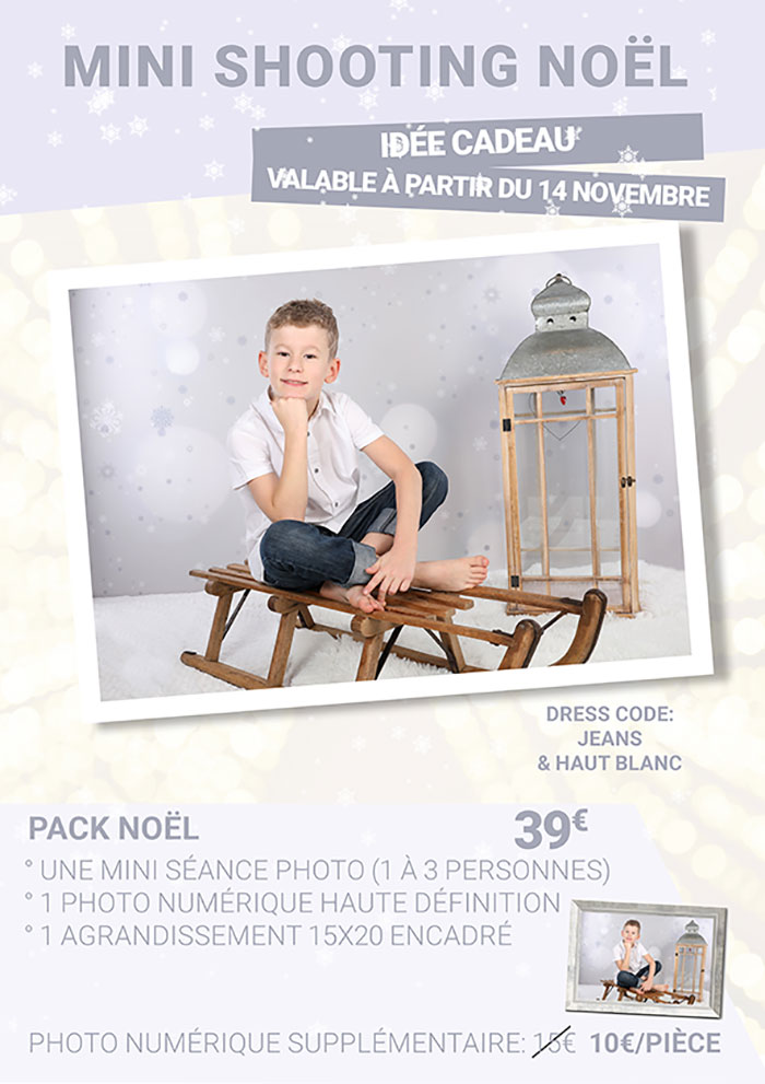 Offre spéciale mini shooting photo à colmar