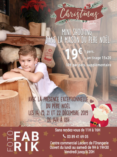 shooting photo père noël