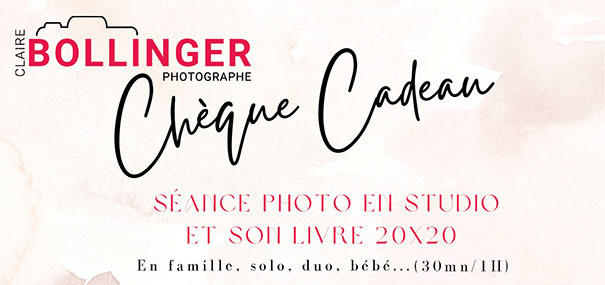 chèque cadeau photo de 750€ à Colmar