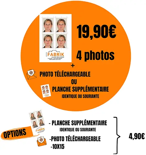 Tarif photos d'identité à Colmar