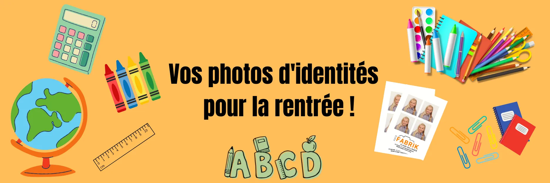 Offre spéciale rentrée : préparez les photos scolaires de votre enfant à prix réduit